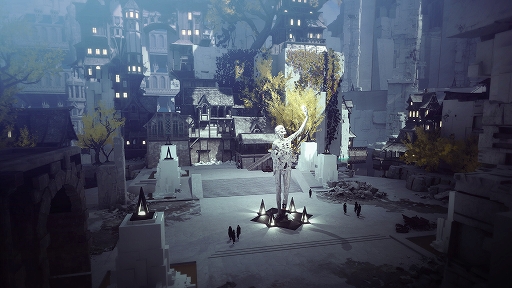 画像ギャラリー No.005のサムネイル画像 / 巨大な建造物がそびえる悪夢のような世界を探索する一人称ADV「HYPNOS」，早期アクセス版を5月6日にリリース