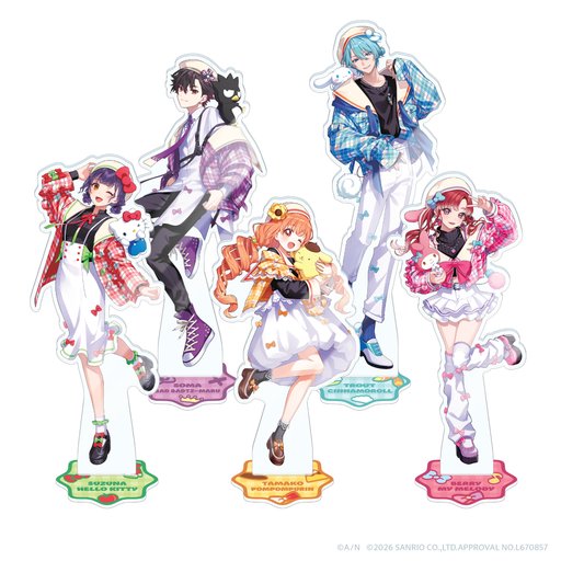 画像ギャラリー No.004のサムネイル画像 / にじさんじ「Speciale」とサンリオのキャラクターがコラボ。「Speciale×サンリオキャラクターズ」が5月20日発売