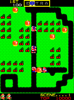 画像ギャラリー No.002のサムネイル画像 / ピエロが地中を掘り進み冒険するアクションゲーム「Mr.Do!」，アーケードアーカイブスで5月15日に配信開始