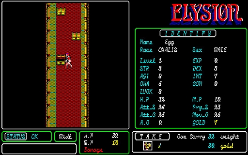 ���������꡼ No.005�Υ���ͥ������ / �֥���奷�����PC-9801�ˡס��ץ���������EGG���ۿ����ϡ����������RPG�Τ褦�ʷڲ����ȡ����������ʤ�ǤϤ���ά����ͻ�礵�줿RPG