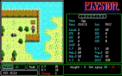 ���������꡼ No.006�Υ���ͥ������ / �֥���奷�����PC-9801�ˡס��ץ���������EGG���ۿ����ϡ����������RPG�Τ褦�ʷڲ����ȡ����������ʤ�ǤϤ���ά����ͻ�礵�줿RPG