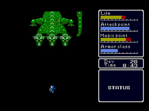 画像ギャラリー No.002のサムネイル画像 / 「スーパーハイドライド(メガドライブ版)」,プロジェクトEGGで本日配信。「ハイドライド3」をベースに新要素や変更などを加えた移植版