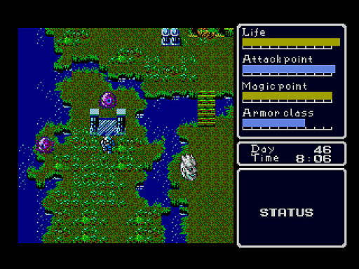 画像ギャラリー No.003のサムネイル画像 / 「スーパーハイドライド(メガドライブ版)」,プロジェクトEGGで本日配信。「ハイドライド3」をベースに新要素や変更などを加えた移植版