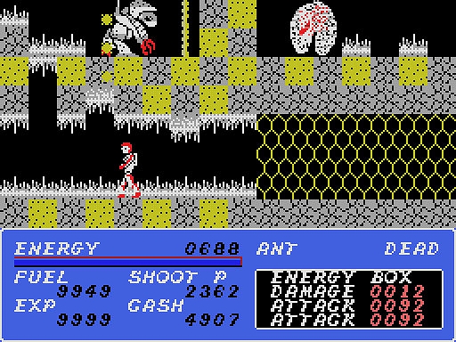 画像ギャラリー No.003のサムネイル画像 / 「未来（MSX版）」，プロジェクトEGGで本日配信。1987年にクリエイティブ・ブレインからリリースされたアクションRPG