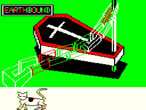 画像ギャラリー No.001のサムネイル画像 / 英語入力型ADVゲーム「アースバウンド(PC-6001版)」,プロジェクトEGGで会員向けに無料配信を開始