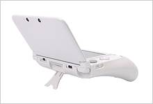 画像ギャラリー No.003のサムネイル画像 / リンクスプロダクツ，スタンドとしても使用できる3DS LL用グリップ全2色