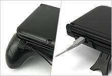 画像ギャラリー No.004のサムネイル画像 / リンクスプロダクツ，スタンドとしても使用できる3DS LL用グリップ全2色