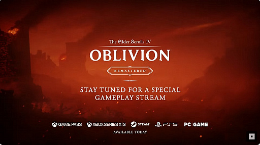 画像ギャラリー No.009のサムネイル画像 / 「オブリビオン」リマスター版が正式発表&本日発売。対応機種はPC,PS5,Xbox Series X|SでXbox Game Passにも対応