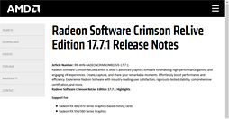 Ŵ7פFFXIVפʤɤå夹н褷Radeon Software Crimson ReLive Edition 17.7.1