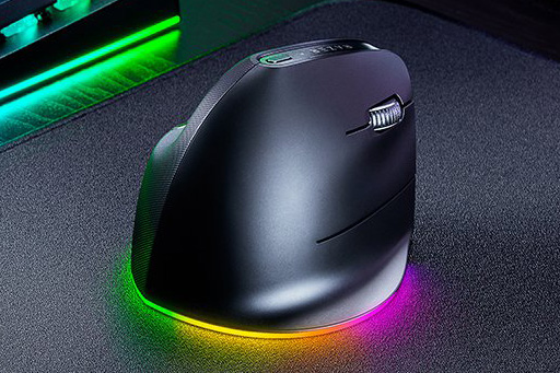 画像ギャラリー No.004のサムネイル画像 / 手首の疲れに悩むゲーマーに朗報? 縦型ワイヤレスマウス「Razer Pro Click V2 Vertical」が発表に