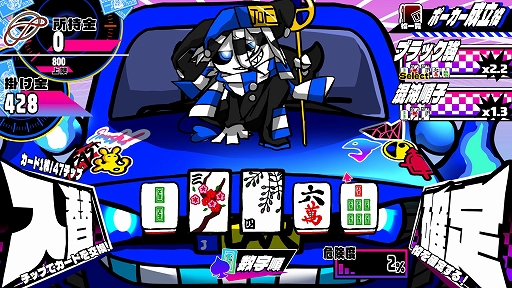 画像ギャラリー No.002のサムネイル画像 / ギャンブルローグライク「三位一体！超異常混沌賭博遊戯〜アルティメットカオスギャンブルバトル〜」，ストアページを公開