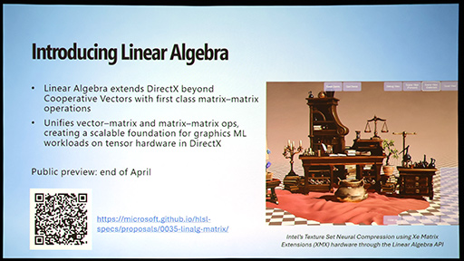 画像ギャラリー No.009のサムネイル画像 / 次世代DirectXは推論アクセラレータとレイトレーシングの深淵へ向かう。2026年から先のDirectX最新事情