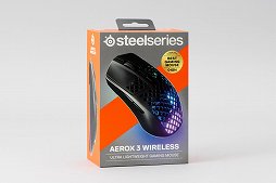 画像集#001のサムネイル/極端な肉抜きボディのワイヤレスマウス「Aerox 3 Wireless」レビュー。見た目の割に扱いやすく，バッテリーの持ちや高速充電も好印象