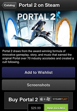画像ギャラリー No.002のサムネイル画像 / Valve，iOS/Android向け「Steam」アプリのβ版を公開。フレンドの確認や，チャット，新作情報の閲覧などがいつでもどこでも可能に