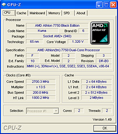 #003Υͥ/Athlon X2 7750 Black Editionץӥ塼ǺܡKumaɤ¸߲ͤϤɤˤ롩
