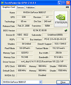 #006Υͥ/ŸפPalitGeForce 9600 GTɤ̤ΥåȤϤʤȥѥեޥ󥹤̥