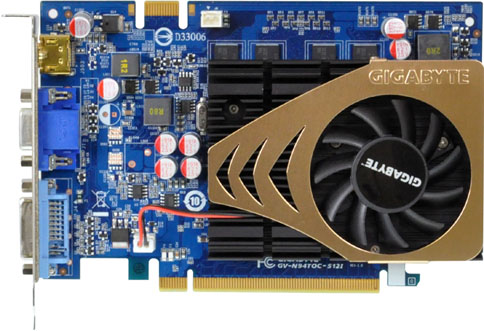 GIGABYTEOCGeForce 9400 GTɤ󥯥ȯ