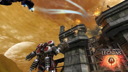 画像集#001のサムネイル/ブラウザで遊べる,TribesライクなFPS「Fallen Empire」のOBTスタート