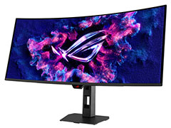 RGBストライプ配列で表示のにじみを抑える34型ウルトラワイドモデルなど，ASUSからゲーマー向け新型有機ELディスプレイが登場