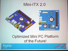 #009Υͥ/COMPUTEX 200813Mini-ITXǡCrysisסBioshockפư VIAMini-ITX 2.0סNVIDIAȤζȤȯɽ