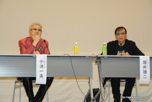 画像ギャラリー No.010のサムネイル画像 / 堀井雄二氏が“師匠”小池一夫氏とドラクエ，キャラ作り，そしてゲーム業界について大いに語る。堀井氏はまさかの「ポートピア殺人事件2」を企画中!?