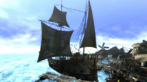 画像ギャラリー No.045のサムネイル画像 / 「モンスターハンター3(トライ)」,より“狩猟生活”を実感できる“モガの森”やシングルモードの拠点“モガの村”の先行プレイレポートをお届け