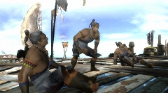 画像ギャラリー No.058のサムネイル画像 / 「モンスターハンター3(トライ)」,より“狩猟生活”を実感できる“モガの森”やシングルモードの拠点“モガの村”の先行プレイレポートをお届け