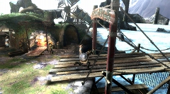 画像ギャラリー No.074のサムネイル画像 / 「モンスターハンター3(トライ)」,より“狩猟生活”を実感できる“モガの森”やシングルモードの拠点“モガの村”の先行プレイレポートをお届け