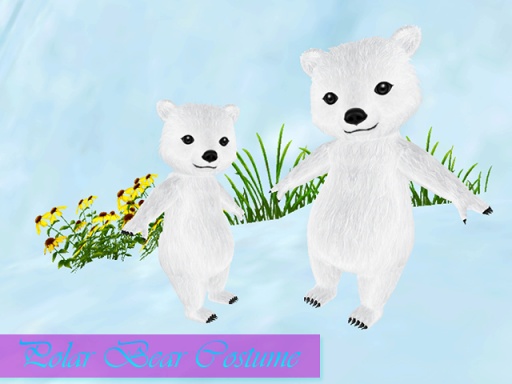 画像ギャラリー No.006のサムネイル画像 / 「MILU」,白いクマのペット・ポーラーベアがどうぶつの島に登場