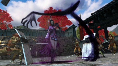 画像ギャラリー No.003のサムネイル画像 / これがアヤカシの技？ 「戦国BASARA3」に登場する「お市」が操る「魔の手」とは