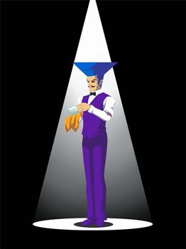 画像ギャラリー No.006のサムネイル画像 / 「ゴースト トリック」,巨大な“ニク”が特徴的なレストランに登場する人物とストーリーの関係とは