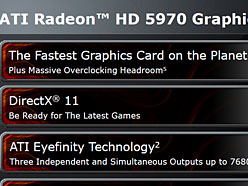 #012Υͥ/AMDHD 5000꡼Ǿ̤Υǥ奢GPU塼ATI Radeon HD 5970ȯɽ