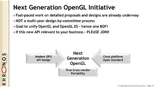 #017Υͥ/ޥۤPS4Υեå¸ OpenGL ES 3.1γĥǽGoogle AEPפ伡OpenGLäKhronos GroupɽʹƤߤ