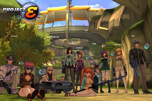 画像ギャラリー No.002のサムネイル画像 / アニメキャラ+TPS+RPG。ノンターゲッティング方式のMMORPG「Project ε」のプレイムービーをUp。写っているキャラは大半が女の子だ