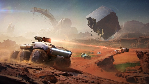 画像集 No.001のサムネイル画像 / 低重力の火星で探査機に乗ってバトルを繰り広げる。PC版「World of Tanks」，期間限定モード“マーズ・パニック”を5月11日18：00より実施