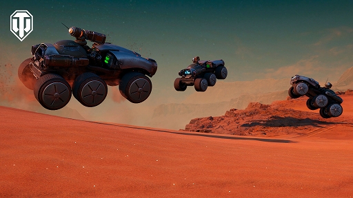 画像集 No.003のサムネイル画像 / 低重力の火星で探査機に乗ってバトルを繰り広げる。PC版「World of Tanks」，期間限定モード“マーズ・パニック”を5月11日18：00より実施