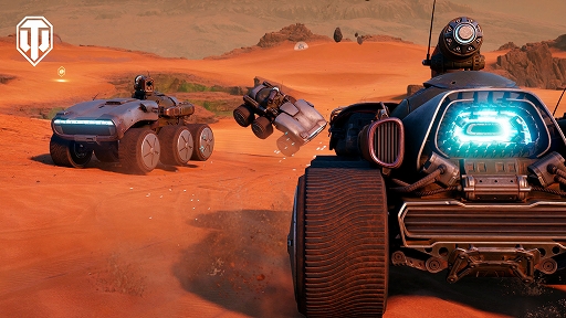 画像集 No.009のサムネイル画像 / 低重力の火星で探査機に乗ってバトルを繰り広げる。PC版「World of Tanks」，期間限定モード“マーズ・パニック”を5月11日18：00より実施