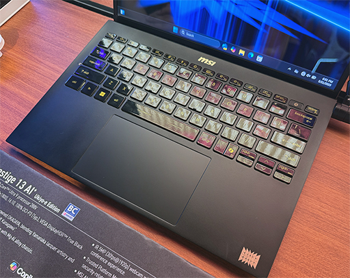 画像ギャラリー No.006のサムネイル画像 / Ryzen Z2 Extreme採用の携帯型ゲームPCや漆塗りのモバイルノートPCなどMSIの注目製品を一気に紹介