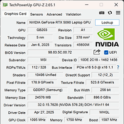 画像ギャラリー No.006のサムネイル画像 / Core Ultra 9 285HX&GeForce RTX 5090搭載の最強ゲームノートPC「Titan 18 HX」の実力をゲームで検証してみた