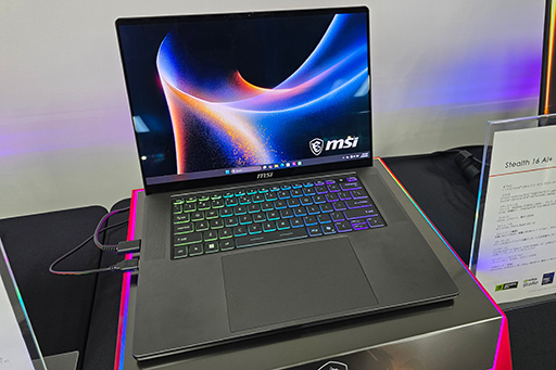 画像ギャラリー No.004のサムネイル画像 / 最新CPU「Core Ultra 200HX Plus」搭載モデルなど,MSIが2026年の最新ノートPCを発表