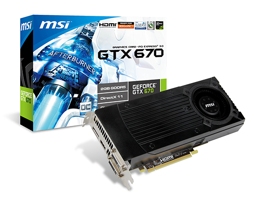 画像ギャラリー No.001のサムネイル画像 / MSI，リファレンスデザインを採用しつつOC仕様としたGTX 670カード発売