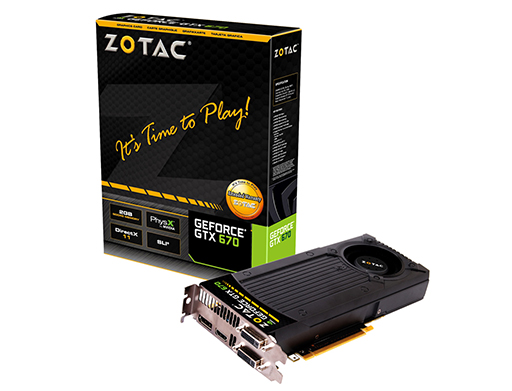 画像ギャラリー No.001のサムネイル画像 / リファレンスデザイン採用で4万7000円前後のZOTAC製GTX 670搭載カード