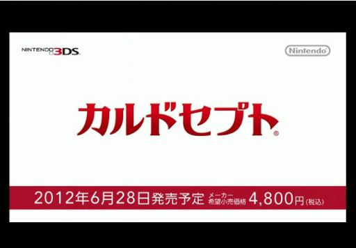 Wii ùȤĳס3DS֥ɥץȡפ2ȥ2012ǯ628ȯͽꡣХʥॳץ3Ҥˤ3DSοץȤư