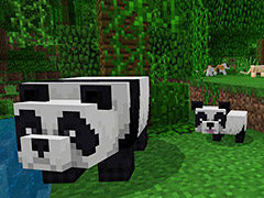 「Minecraft」にパンダが登場。竹ブロック1000万個の配置で世界自然保護基金（WWF）に10万ドルを寄付するという企画が実施中
