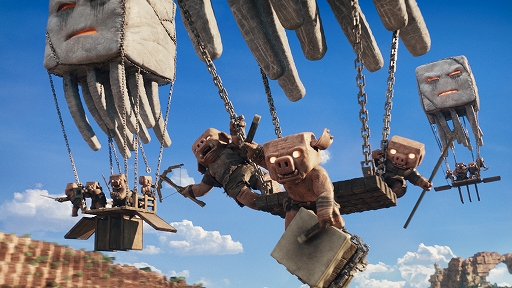 画像ギャラリー No.003のサムネイル画像 / 4月25日公開予定の映画「マインクラフト/ザ・ムービー」,謎の多い“マイクラワールド”の世界観が伝わる場面写真を多数公開