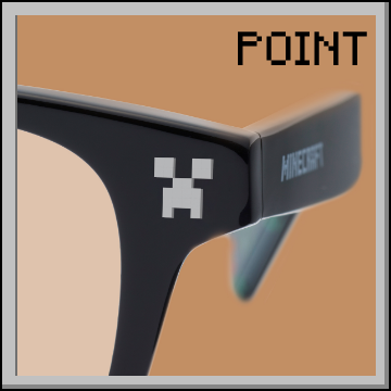 画像ギャラリー No.018のサムネイル画像 / 「Minecraft」メガネフレームやサングラス,メガネケースなどを発売。大人用と子供用をそれぞれ展開