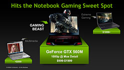 COMPUTEXNVIDIAGeForce GTX 560MפȯɽGeForce 500M꡼GTXǥ