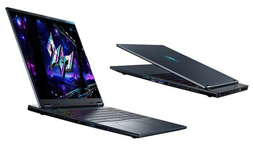 画像ギャラリー No.001のサムネイル画像 / 最新CPU搭載のゲーマー向け薄型ノートPCや最大1000Hz表示を謳うeスポーツ向けディスプレイをAcerが発表