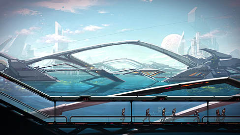 画像ギャラリー No.002のサムネイル画像 / Bungieの開発者らが設立したMoonshot Gamesが,処女作となる「Fallen Frontier」を発表。PAX Eastでプレイアブル展示を予定