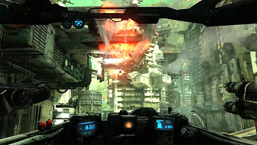 HAWKEN Map Destruction and Effects Powered by NVIDIA PhysX